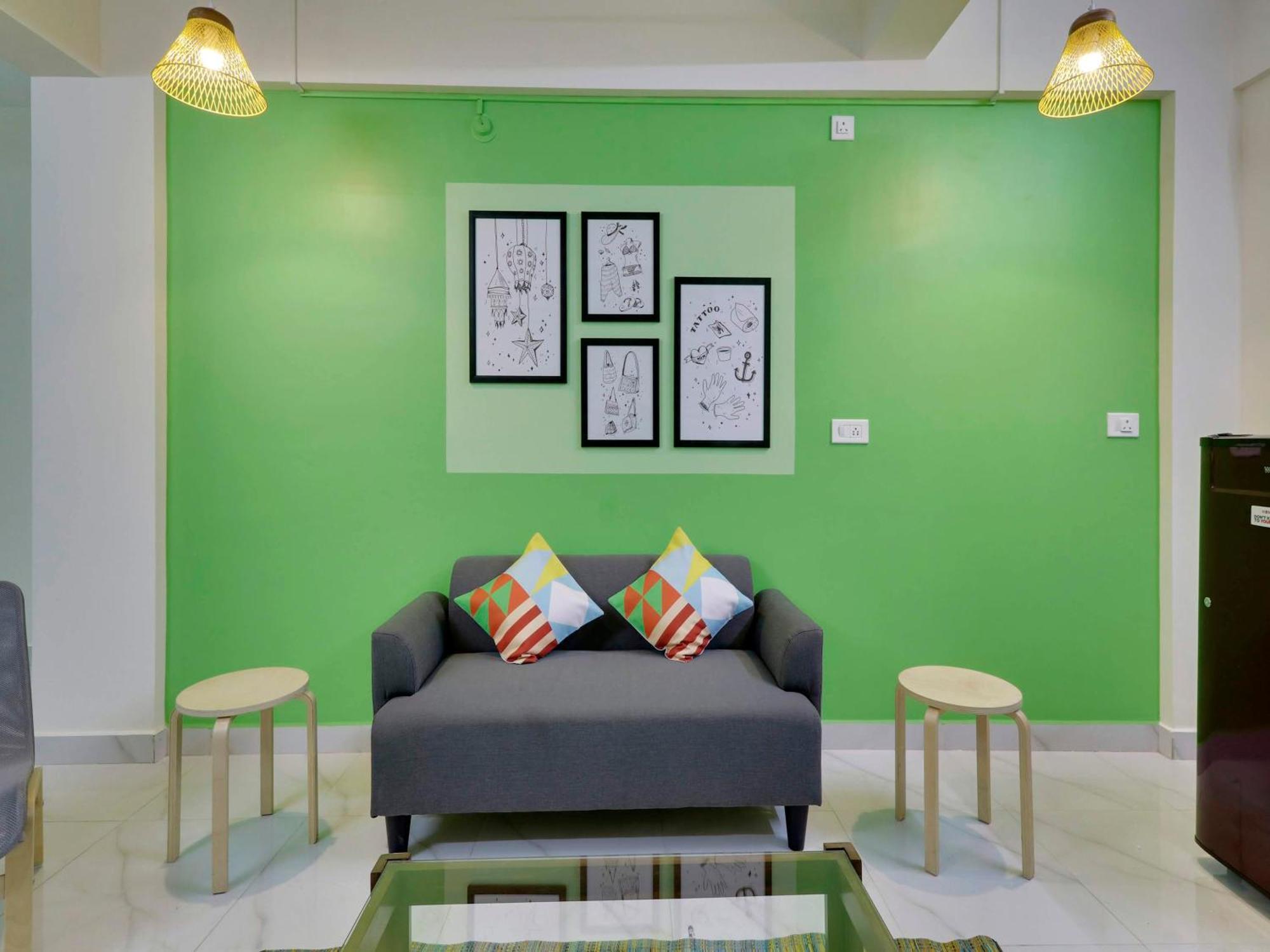 Luxury 2Bhk Apartment Near Calangute Baga Beach With Pool Buitenkant foto