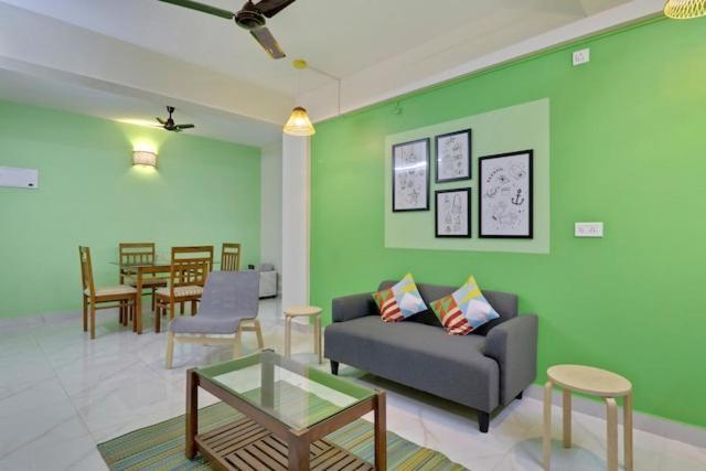 Luxury 2Bhk Apartment Near Calangute Baga Beach With Pool Buitenkant foto