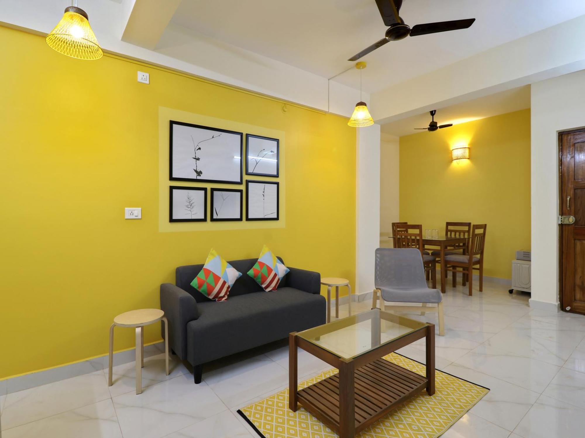 Luxury 2Bhk Apartment Near Calangute Baga Beach With Pool Buitenkant foto